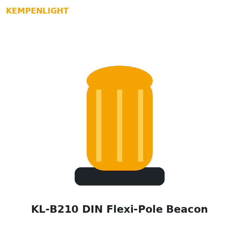 KL-B210 DIN Flexi-Pole Beacon