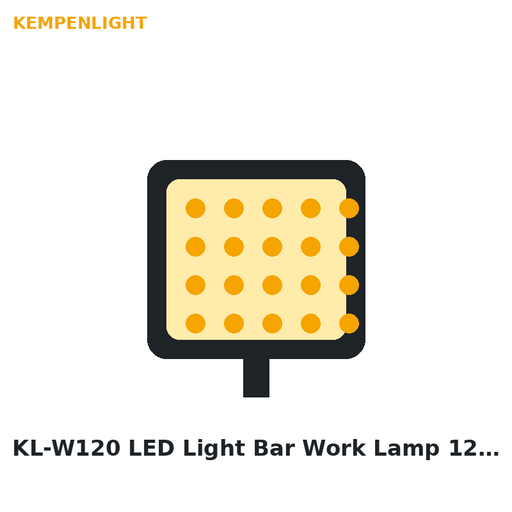 KL-W120 LED Light Bar Work Lamp 120W